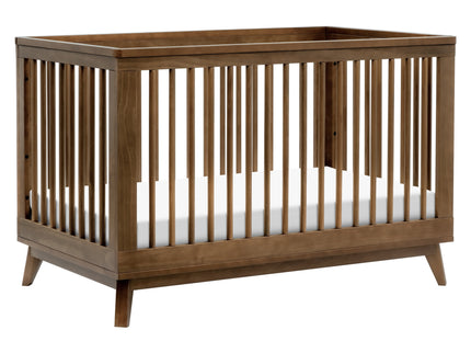M5801NL,Babyletto,Scoot 3-in-1 Convertible Crib w/Toddler Bed Conversion Kit in Natural Walnut