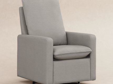 M20987PGEW,Babyletto,Cali Pillowback Swivel Glider in Performance Grey Eco-Weave