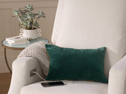 M22286PCMEWLB,Namesake,Crewe Electronic Swivel Glider Recliner in Performance Cream Eco-Weave w/Light Wood Base