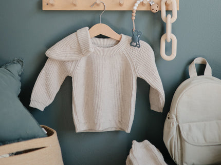 Mushie Silicone Pacifier Clip | Eva