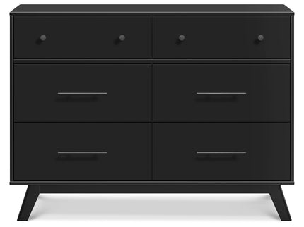 M22526E,DaVinci,Otto 6-Drawer Dresser in Ebony