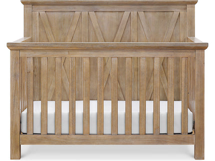 B14501DF,Monogram by Namesake,Emory Farmhouse 4-in-1 Convertible Crib in Driftwood