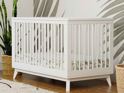 M5801W,Babyletto,Scoot 3-in-1 Convertible Crib w/Toddler Bed Conversion Kit in White