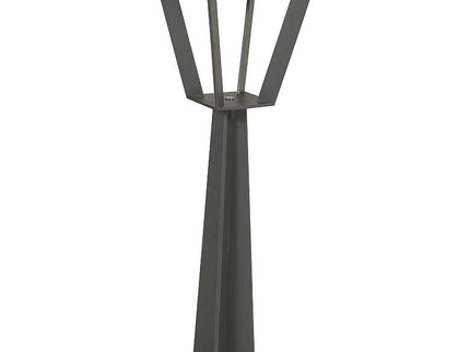 Metro 28"H Space Gray Dusk-to-Dawn Solar LED Outdoor Path Light