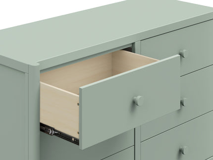 M25126LS,DaVinci,Birdie 6-Drawer Dresser in Light Sage