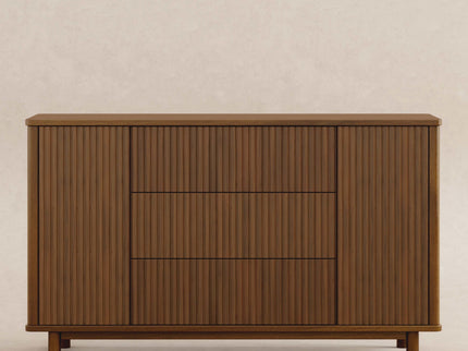M29816NL,Babyletto,Pogo Tambour Assembled Dresser in Natural Walnut