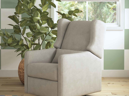 F19587PFTGRY,Carter's,Arlo Recliner and Swivel Glider in Performance Grey Linen