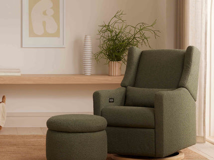 M22985OB,Babyletto,Enoki Storage Ottoman in Olive Boucle