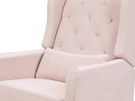 M22487PBPEW,DaVinci,Everly Recliner in Performance Pale Blush Pink Eco-Weave