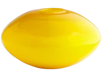 Moonbeam Dual Finish Bright Yellow Vase
