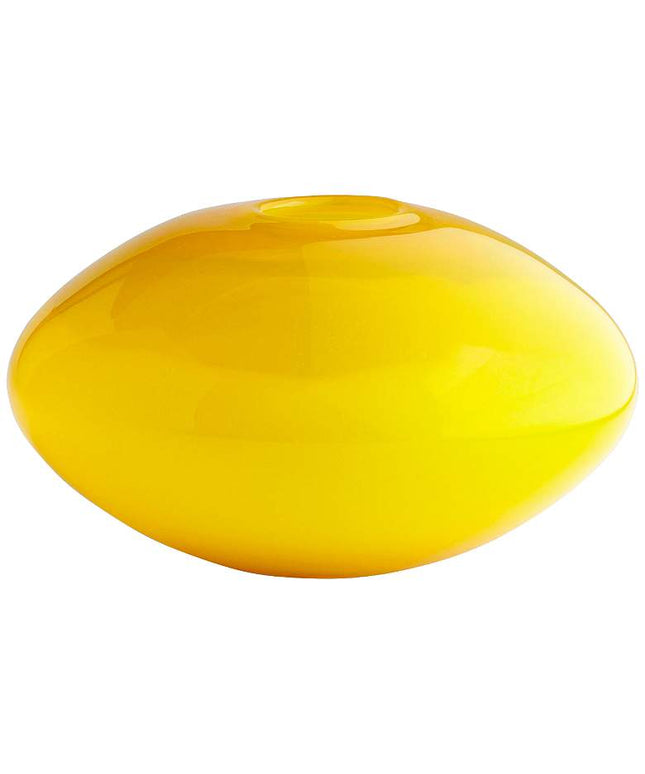 Moonbeam Dual Finish Bright Yellow Vase