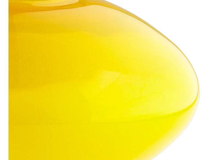 Moonbeam Dual Finish Bright Yellow Vase