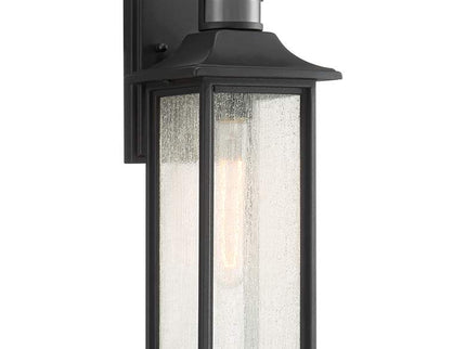 Moray Bay 16 1/2" High Black Motion Sensor Outdoor Wall Light