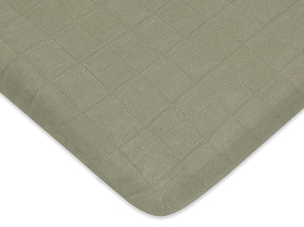 T29733MCA,Babyletto,Matcha Muslin All-Stages Midi Crib Sheet in GOTS Certified Organic Cotton