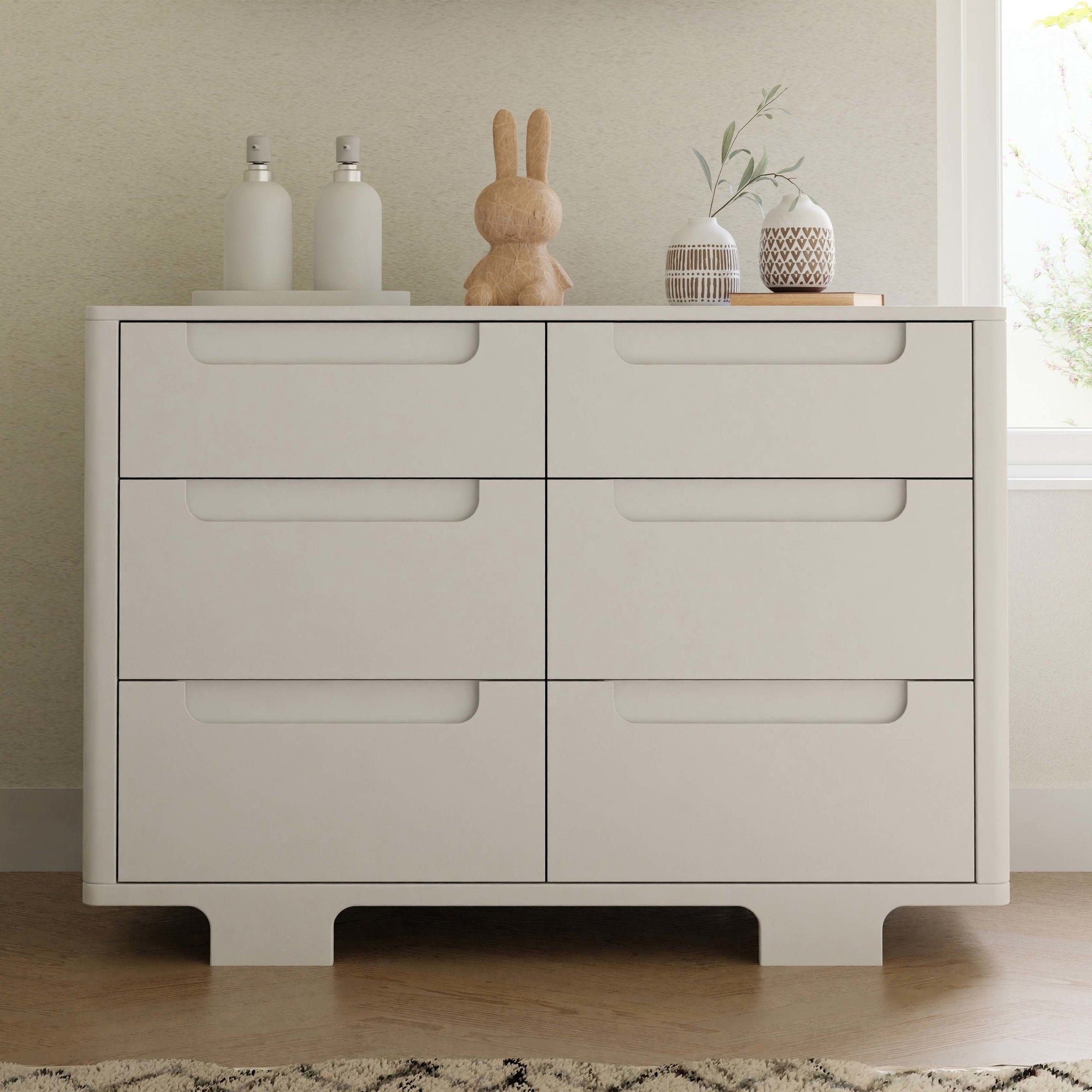 M23426W,Babyletto,Yuzu 6-Drawer Dresser in White