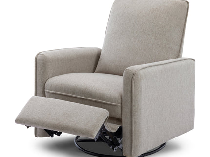 M19387PGEW,DaVinci,Penny Swivel Recliner in Performance Grey Eco-Weave