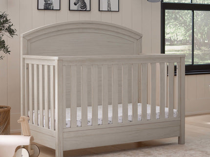 B26401WDF,Monogram by Namesake,Hemsted 4-in-1 Convertible Crib in White Driftwood