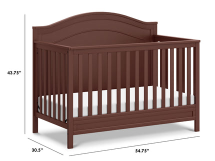 M12801CR,DaVinci,Charlie 4-in-1 Convertible Crib in Crimson