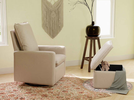 M20985PBEW,Babyletto,Cali Storage Ottoman in Performance Beach Eco-Weave