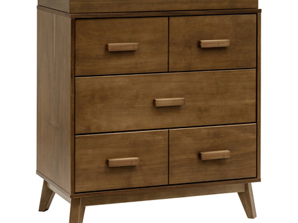M5823NL,Babyletto,Scoot 3-Drawer Changer Dresser in Natural Walnut