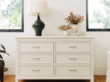 M15816RW,Namesake,Darlington 6-Drawer Dresser in Warm White