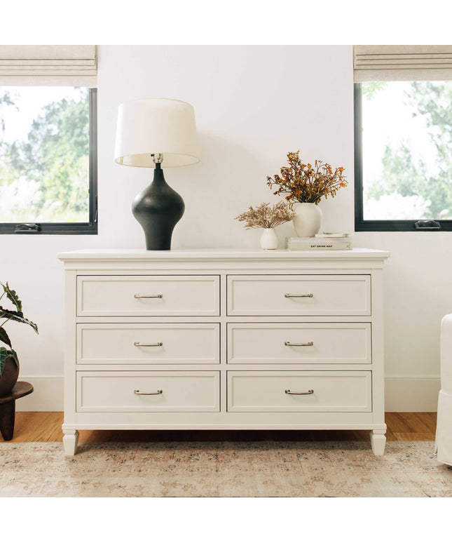 M15816RW,Namesake,Darlington 6-Drawer Dresser in Warm White