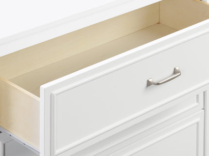 M12823W,DaVinci,Charlie 3-Drawer Dresser in White