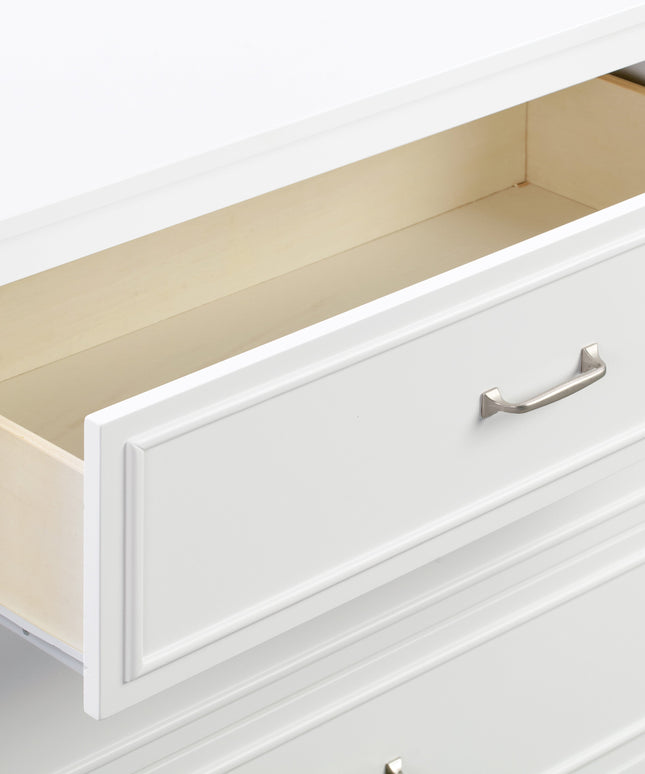 M12823W,DaVinci,Charlie 3-Drawer Dresser in White