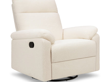 M24387CCB,DaVinci,Suzy Swivel Recliner in Cozy Cream Boucle