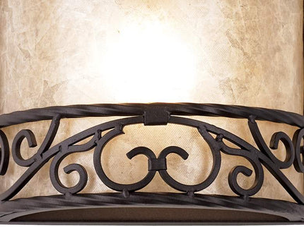 Natural Mica 12 1/2" High Wall Sconce Fixtures Set of 2