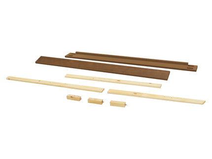 M7689NL,The MDB Family,Full Size Bed Conversion Kit in Natural Walnut