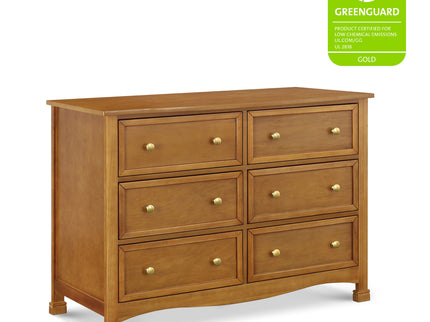 M5529CT,DaVinci,Kalani 6-Drawer Double Wide Dresser in Chestnut Finish