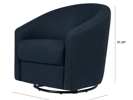 M5887PVET,Babyletto,Madison Swivel Glider in Performance Navy Eco-Twill