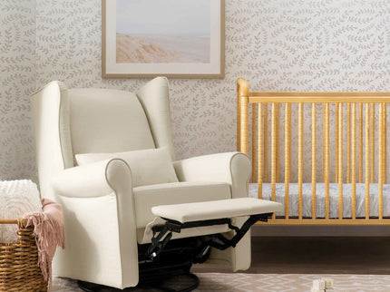 M21887NO,DaVinci,Hayden Recliner and Swivel Glider in Natural Oat