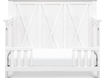 B14501LW,Monogram by Namesake,Emory Farmhouse 4-in-1 Convertible Crib in Linen White
