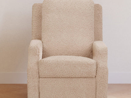 M22287CSG,Namesake,Crewe Recliner and Swivel Glider in Chai Shearling