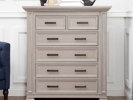 M17328MST,Namesake,Palermo 6-Drawer Chest in Moonstone