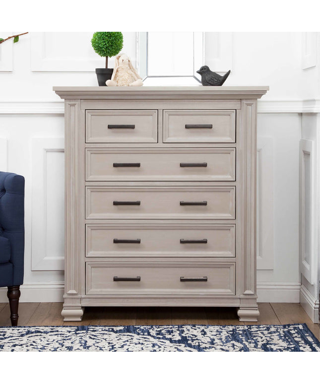 M17328MST,Namesake,Palermo 6-Drawer Chest in Moonstone