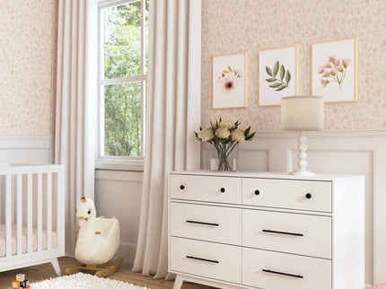 M22526W,DaVinci,Otto 6-Drawer Dresser in White