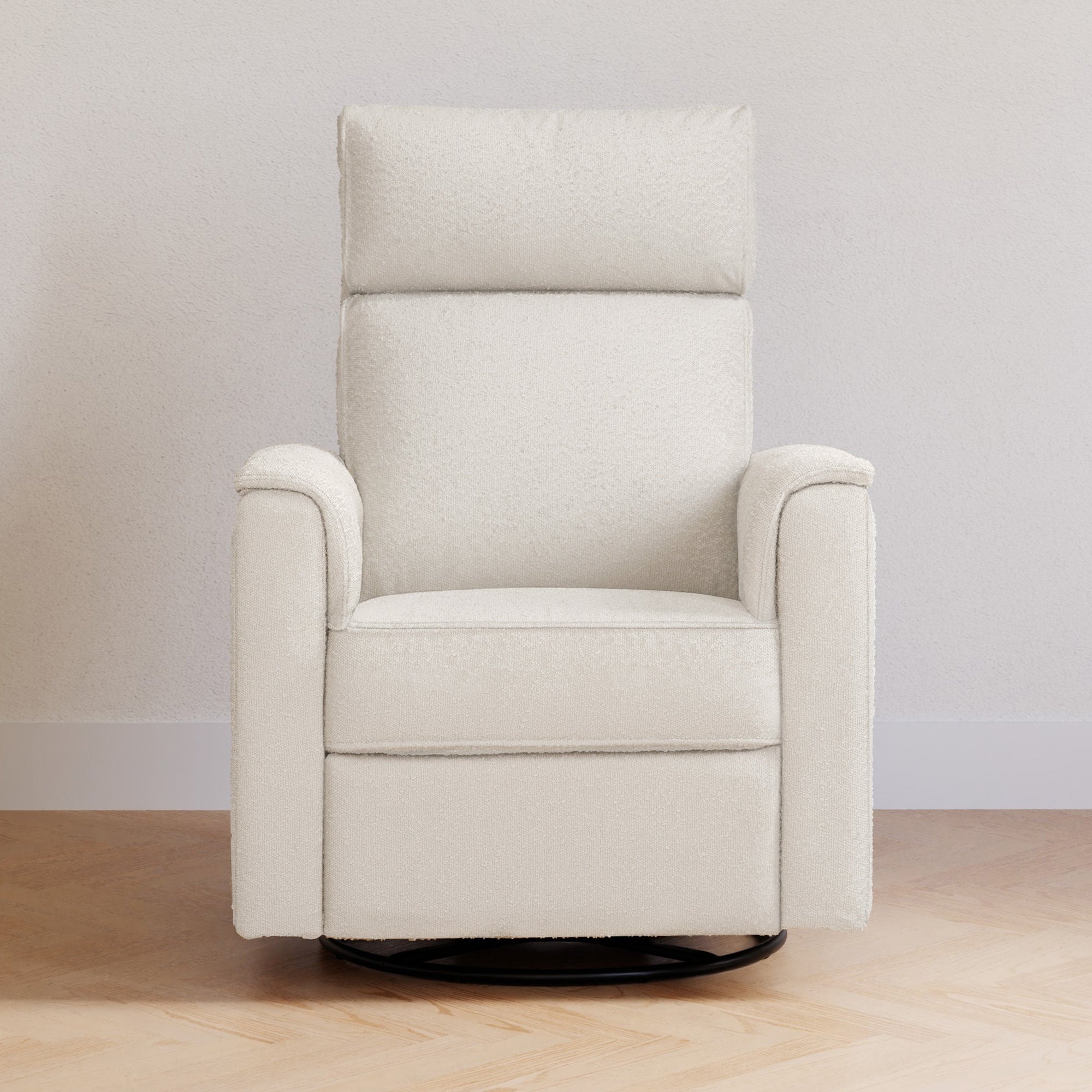 M17182PWB,Namesake,Willa Pro Power Glider Recliner w/ Power Lumbar in Performance Ivory Boucle