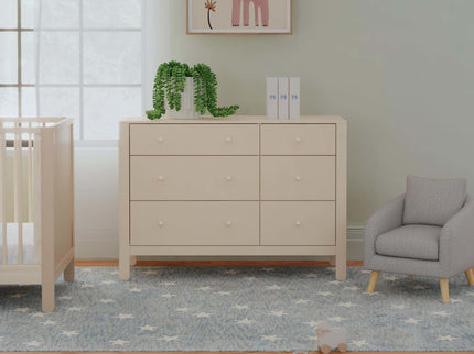 F30326TPENX,Carter's,Marisol 6-Drawer Dresser in Taupe/Washed Natural