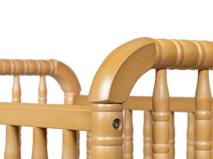 M7398HY,DaVinci,Jenny Lind 3-in-1 Convertible Mini Crib in Honey
