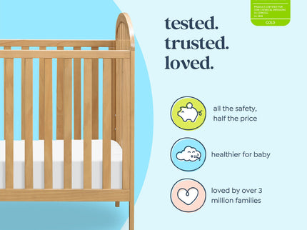 M23901HY,DaVinci,Beau 3-in-1 Convertible Crib in Honey