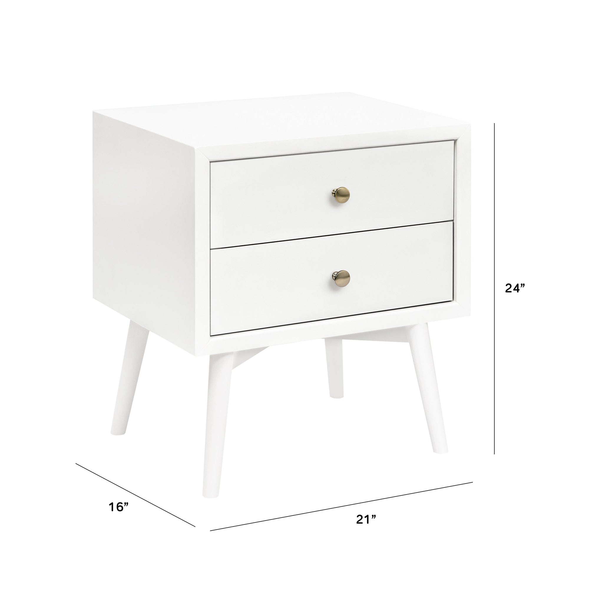 M15960RW,Babyletto,Palma Nightstand  Assembled in Warm White