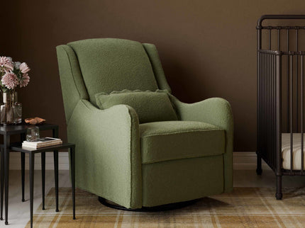 M27787OB,Namesake,Devon Recliner and Swivel Glider in Olive Boucle