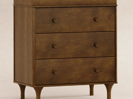 M9023NL,Babyletto,Lolly 3-Drawer Changer Dresser in Natural Walnut