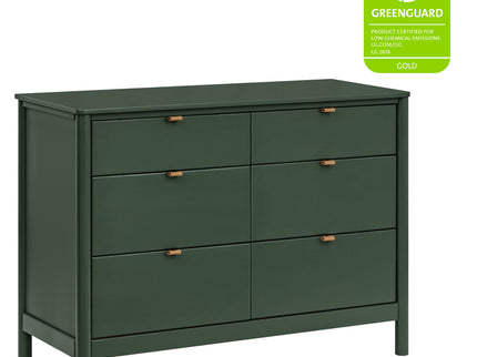 M25616FRGR,Babyletto,Bondi 6-Drawer Assembled Dresser in Forest Green