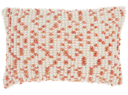 Nourison Coral Loop Dots 20"x14" Outdoor Throw Pillow
