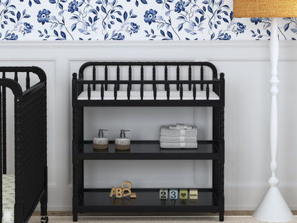 M0302EP,DaVinci,Jenny Lind Changing Table in Ebony Finish