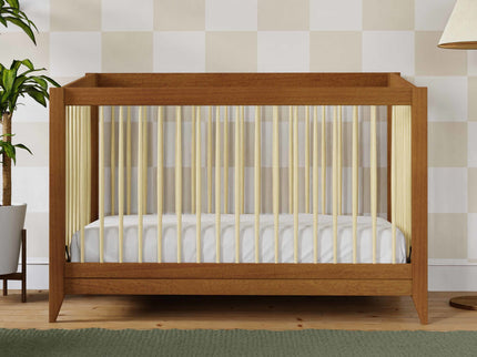 M10301CTN,Babyletto,Sprout 4-in-1 Convertible Crib w/Toddler Bed Conversion Kit in Chestnut&Natural
